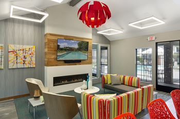 Community Room with lounge and full kitchen at Eden Commons in Eden Prairie, MN 55344